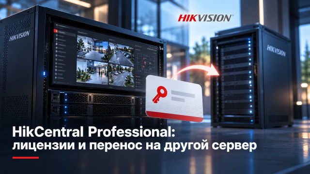 HikCentral Professional: лицензии, активация и перенос на другой сервер