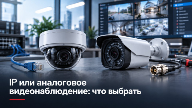 IP или аналоговое видеонаблюдение: что выбрать в 2026