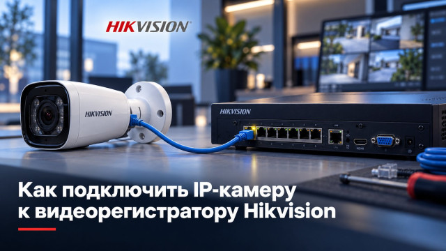 Как подключить IP-камеру к видеорегистратору Hikvision и HiWatch