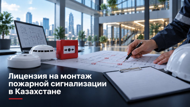 Лицензия на монтаж пожарной сигнализации в Казахстане: что нужно знать заказчику