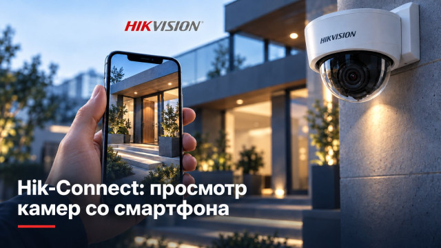 Hik-Connect: удалённый просмотр камер со смартфона