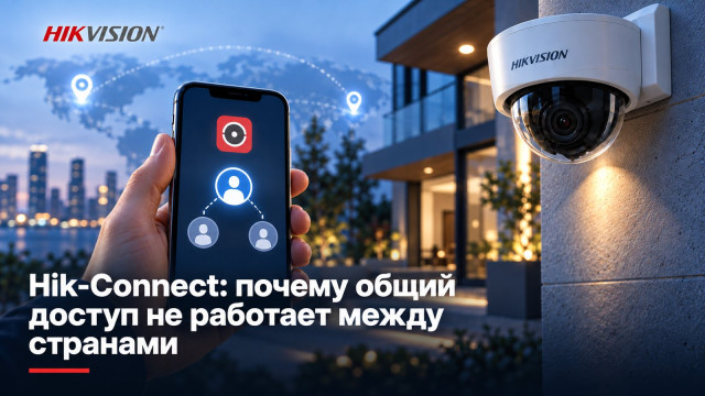 Общий доступ к камере в Hik-Connect: почему не работает между странами