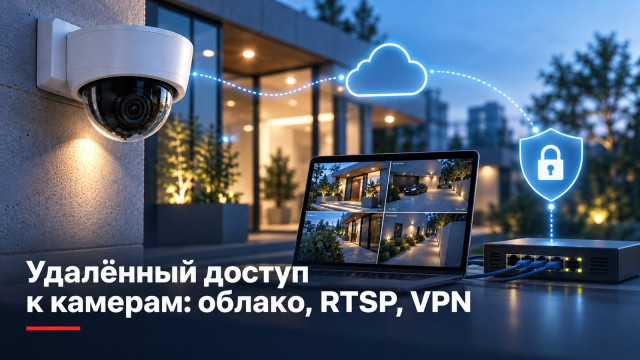 Удалённый доступ к камерам: облако, RTSP, VPN и белый IP