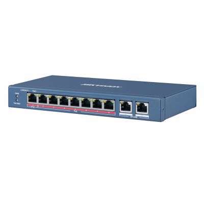 Hikvision DS-3E0310HP-E(C) Коммутатор 8-портовый неуправляемый PoE Hikvision DS-3E0310HP-E(C) Коммутатор 8-портовый неуправляемый PoE