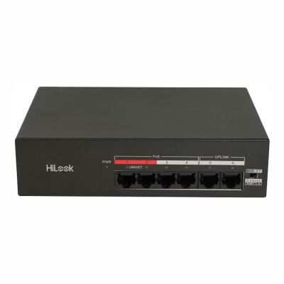 HiLook NS-0106MP-35 Коммутатор 4-портовый неуправляемый PoE HiLook NS-0106MP-35 Коммутатор 4-портовый неуправляемый PoE