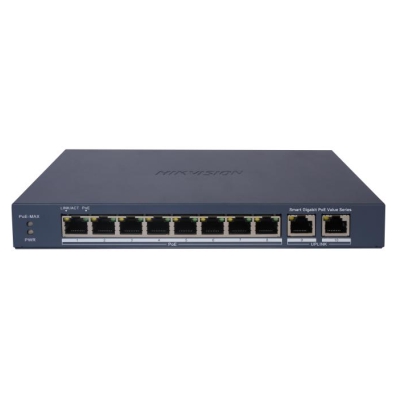 Hikvision DS-3E1510P-EI/M Коммутатор 8-портовый неуправляемый PoE Hikvision DS-3E1510P-EI/M Коммутатор 8-портовый неуправляемый PoE