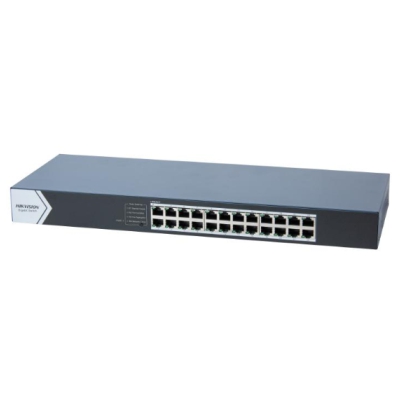 Hikvision DS-3E0524-E(C) Коммутатор 24-портовый неуправляемый SOHO Hikvision DS-3E0524-E(C) Коммутатор 24-портовый неуправляемый SOHO