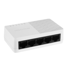 Hikvision DS-3E0105D-O Коммутатор 5-портовый, пластиковый корпус SOHO