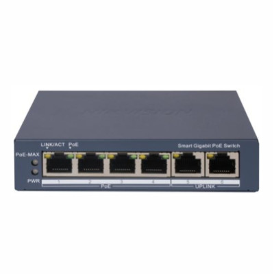 Hikvision DS-3E1506P-EI Коммутатор 4-портовый PoE, управление через Hik-Partner Pro Hikvision DS-3E1506P-EI Коммутатор 4-портовый PoE, управление через Hik-Partner Pro