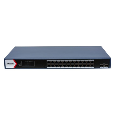 Hikvision DS-3E1726HP-SI-24P2X Коммутатор 24-портовый PoE Hikvision DS-3E1726HP-SI-24P2X Коммутатор 24-портовый PoE