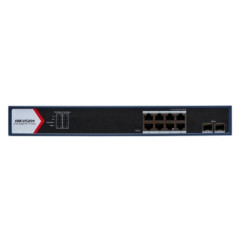 Hikvision DS-3E1710HP-SI-8P2X Коммутатор 8-портовый PoE