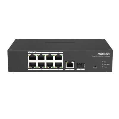 Hikvision DS-3T1310P-SI/HS Промышленный 8-портовый управляемый коммутатор Hi-PoE, HPP Hikvision DS-3T1310P-SI/HS Промышленный 8-портовый управляемый коммутатор Hi-PoE, HPP
