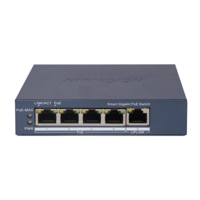 Hikvision DS-3E1505P-EI Коммутатор 4-портовый PoE, управление через Hik-Partner Pro Hikvision DS-3E1505P-EI Коммутатор 4-портовый PoE, управление через Hik-Partner Pro
