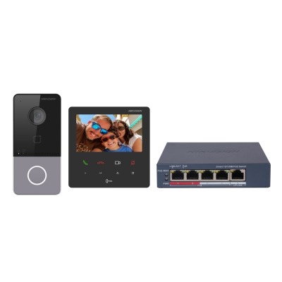 Hikvision DP606 IP Домофон, комплект Hikvision DP606 IP Домофон, комплект
