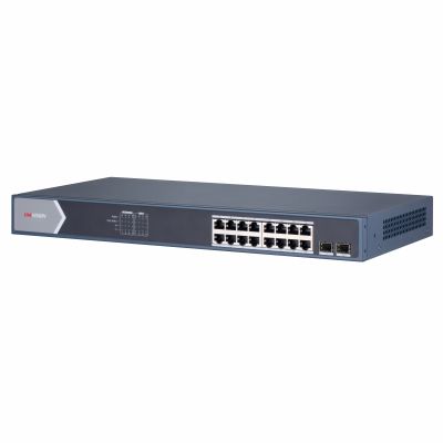 Hikvision DS-3E1518P-SI-16P2F PoE Коммутатор, управляемый Hikvision DS-3E1518P-SI-16P2F PoE Коммутатор, управляемый