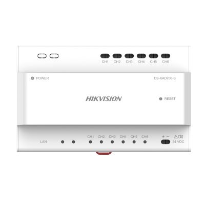 Hikvision DS-KAD706Y-SP IP Домофон, коммутатор адресный Hikvision DS-KAD706Y-SP IP Домофон, коммутатор адресный