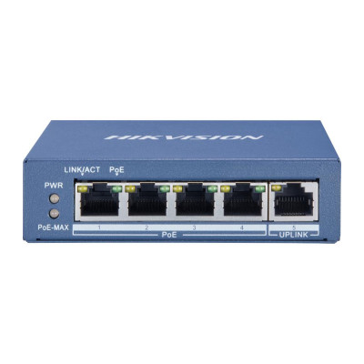 Hikvision DS-3E0505P-E/M PoE Коммутатор Hikvision DS-3E0505P-E/M PoE Коммутатор