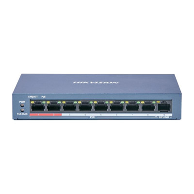 Hikvision DS-3E0109P-E/M(B) PoE Коммутатор Hikvision DS-3E0109P-E/M(B) PoE Коммутатор