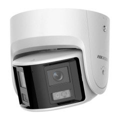 Hikvision DS-2CD2347G2P-LSU/SL (2,8 мм) (C) ColorVu IP панорамная видеокамера, 4МП с LED-подсветкой