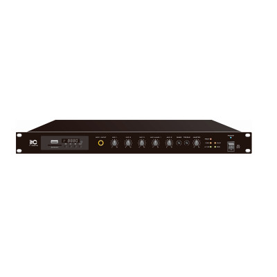 ITC T-500DTB Усилитель микшерный, цифровой с Мр3, тюнером, Bluetooth, 500Вт ITC T-500DTB Усилитель микшерный, цифровой с Мр3, тюнером, Bluetooth, 500Вт