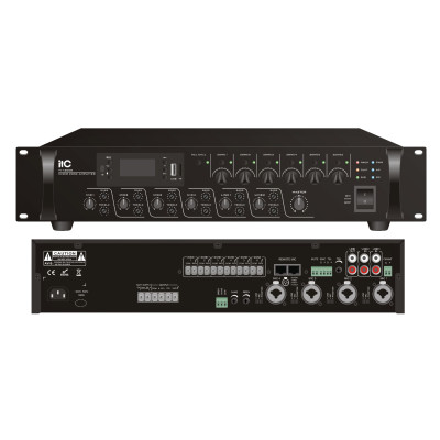 ITC TI-1206S Микшерный усилитель с Mp3, 120Вт ITC TI-1206S Микшерный усилитель с Mp3, 120Вт