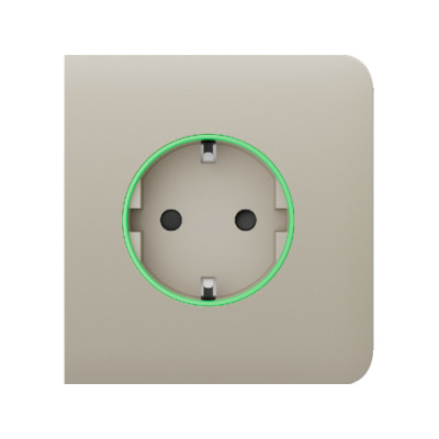 Ajax SoloButton (1-gang/2-way) ivory Кнопка для одноклавишного или проходного выключателя Ajax SoloButton (1-gang/2-way) ivory Кнопка для одноклавишного или проходного выключателя