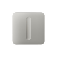 Ajax SoloButton (1-gang/2-way) oyster Кнопка для одноклавишного или проходного выключателя