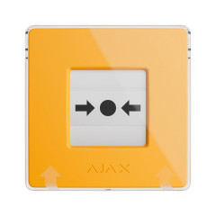 Ajax ManualCallPoint красный Беспроводная настенная кнопка для активации пожарной тревоги вручную