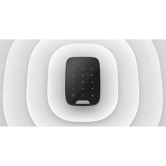 Ajax Fibra KeyPad черный Проводная сенсорная клавиатура
