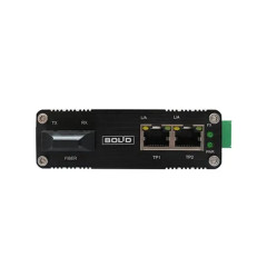 Болид Ethernet-FX-SM40SA Преобразователь Ethernet 10/100 Мбит/с в оптику, одномодовое волокно до 40км