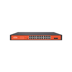 Wi-Tek WI-PS326GFH Коммутатор 24-портовый неуправляемый PoE