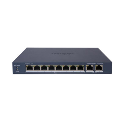 Hikvision DS-3E1310P-EI Коммутатор 8-портовый PoE, управление через Hik-Partner Pro Hikvision DS-3E1310P-EI Коммутатор 8-портовый PoE, управление через Hik-Partner Pro