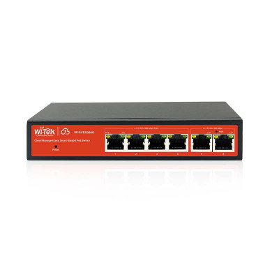 Wi-Tek WI-PCES306G Коммутатор 6-портовый PoE, управление через Wi-Tek Cloud Wi-Tek WI-PCES306G Коммутатор 6-портовый PoE, управление через Wi-Tek Cloud