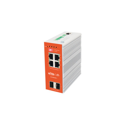 Wi-Tek WI-PCMS306GF-I Промышленный 4-портовый управляемый коммутатор PoE Wi-Tek WI-PCMS306GF-I Промышленный 4-портовый управляемый коммутатор PoE