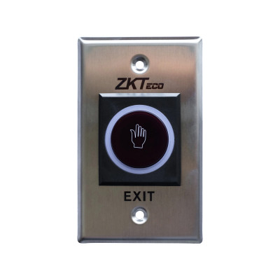 ZKTeco TLEB102-R Бесконтактная металлическая кнопка выхода / LED ZKTeco TLEB102-R Бесконтактная металлическая кнопка выхода / LED