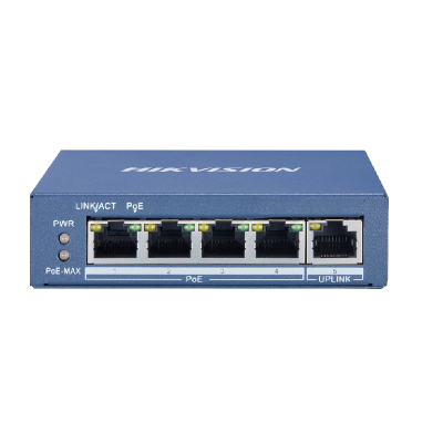 Hikvision DS-3E0505P-E PoE Коммутатор Hikvision DS-3E0505P-E PoE Коммутатор